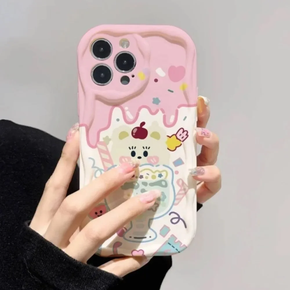 3for$20 NEW Cartoon Bear Phone Case 15 pro max iphone